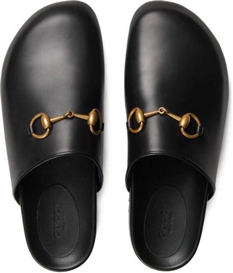 zwarte gucci slippers
